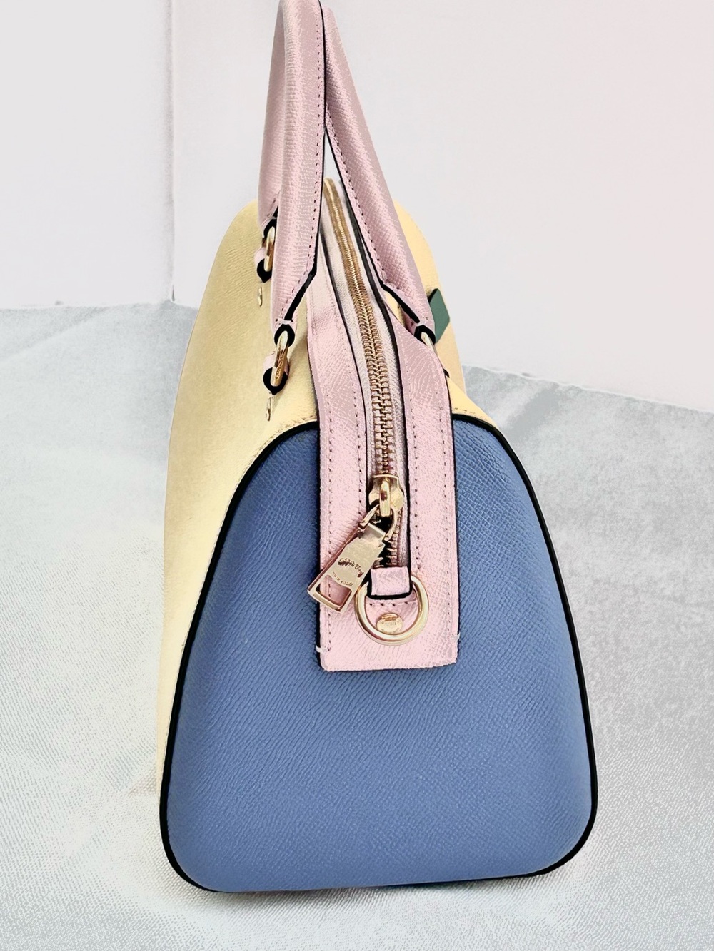 Coach Rowan Colorblock Structured Satchel Crossbody Strap C3428 10.5”x6.25” EUC - Picture 11 of 16